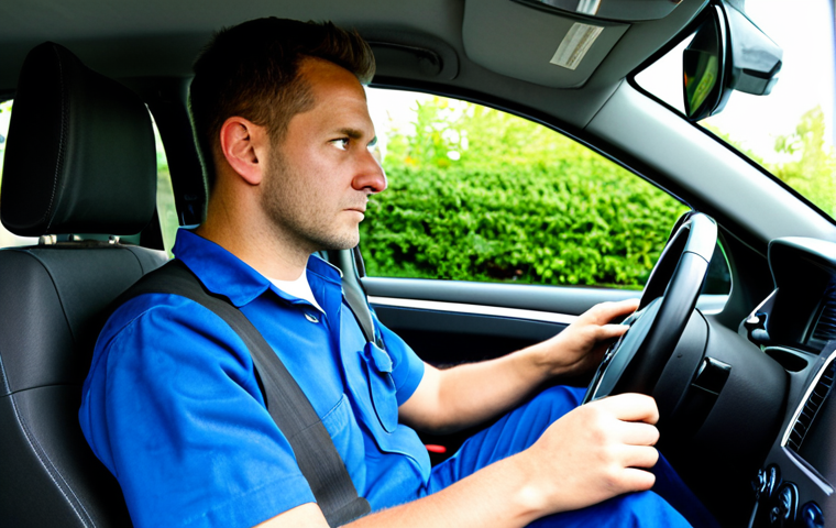 자동차정비기사의 하루 일과 - Customer Communication**
"An auto mechanic in a spotless shop, explaining a repair estimate to a cu... 자동차정비기사의 하루 일과 - Customer Communication**
"An auto mechanic in a spotless shop, explaining a repair estimate to a cu...